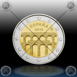 2 EVRO ŠPANIJA No1 (Segovia) 2016  UNC