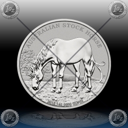 1oz AUSTRALIJA $1 (STOCK HORSE) 2016 BU 1oz AUSTRALIJA $1 (STOCK HORSE) 2016 BU