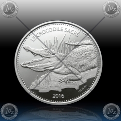 1oz  BURKINA FASO 1000 CFA "CROCODILE" 2016