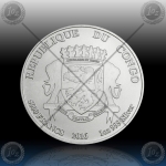 1oz CONGO 5000 Francs CFA "AFRICAN LION" 2016