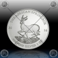 1oz GABON 1000 Francs CFA "Springbock" 2016