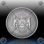 1oz GABON 1000 Francs "ŽIRAFA" 2016