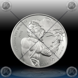 1oz  BURKINA FASO 1000 FRANCS "ZEUS" 2016