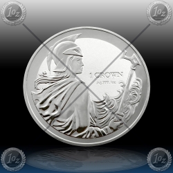 1oz FALKLAND ISLANDS 1 Crown 2017 *Prooflike