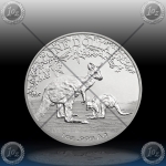 1oz AVSTRALIJA $1  "Kenguru" 2017" Coincard