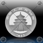 1oz (30g) KITAJSKA "Panda" 10 Yuan 2017 BU