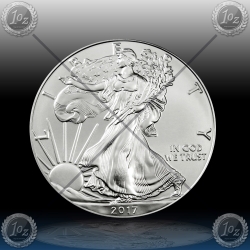1oz ZDA $1 "Silver Eagle" 2017