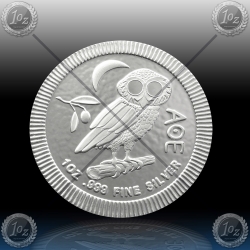 1oz NIUE 2 Dollars 2018 "SOVA - Athenian Owl" UNC