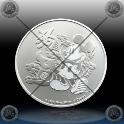 1oz NIUE 2 Dollars 2018 "Disney LUNAR - Year of the Dog" UNC