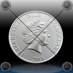 1oz NIUE 2 Dollars 2018 "Disney LUNAR - Year of the Dog" UNC