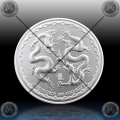 1oz NIUE 2 Dollars 2018 "DOUBLE DRAGON" UNC