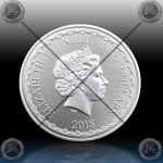 1oz NIUE 2 Dollars 2018 "DOUBLE DRAGON" UNC