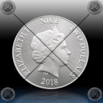 1oz NIUE 2 Dollars 2018 "LION of JUDAH" UNC 1oz NIUE 2 Dollars 2018 "LION of JUDAH" UNC