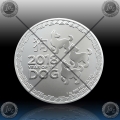 1oz NIUE - LUNAR  "Year of the Dog" 2 Dollars 2018