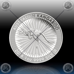 1oz "The Perth Mint" 2018 "KENGURU" NALOŽBENI SREBRNIK - UNC