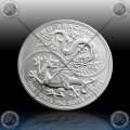 1oz V. BRITANIJA 2 Pounds 2018 (TWO DRAGONS) BU