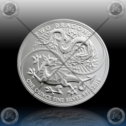1oz V. BRITANIJA 2 Pounds 2018 (TWO DRAGONS) BU 1oz V. BRITANIJA 2 Pounds 2018 (TWO DRAGONS) BU