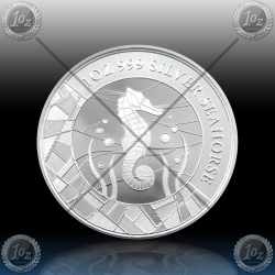 1oz SAMOA 2 Tala 2018 (SEAHORSE) BU