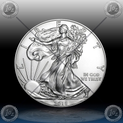 1oz ZDA $1 "Silver Eagle" 2018