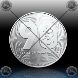 1oz NIUE 2 DOLLARS 2018 (DISNEY 90 YEARS MICKEY MOUSE) UNC