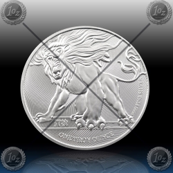 1oz NIUE 2 Dollars 2019 "LION of JUDAH" UNC