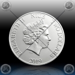 1oz NIUE - LUNAR  "Year of the Pig" 2 Dollars 2019
