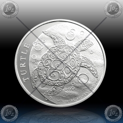 1oz NIUE "TURTLE" 2 Dollars 2019