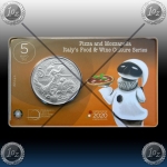 5 EVRO ITALIJA 2020 "PIZZA & MOZARELLA" UNC / FDC