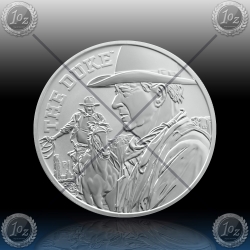 1oz TUVALU $1 Dollar 2020 (JOHN WAYNE the DUKE) BU