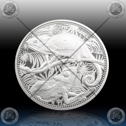 1oz BURKINA FASO 1000 CFA 2019 (2017) "CHAMELEON" Prooflike 1oz BURKINA FASO 1000 CFA 2019 (2017) "CHAMELEON" Prooflike