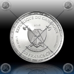 1oz CAMEROUN 500 Francs 2018 "Imperial Dragon" Prooflike