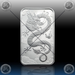 1oz "The Perth Mint" 1 Dollar 2019 (ORIENTAL DRAGON - Rectangular) BU