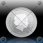 1oz GIBRALTAR £1 POUNDS 2018 (Royal Arms of England) UNC