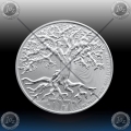 1oz NIUE 2 Dollars 2019 "TREE OF LIFE" UNC