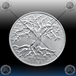 1oz NIUE 2 Dollars 2019 "TREE OF LIFE" UNC
