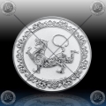 1oz NIUE 2 Dollars 2019 "Celestial Animals - White Tiger" BU