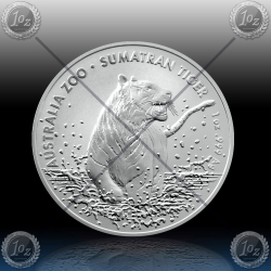 1oz AVSTRALIJA (RAM) 1 Dollar 2020 (Sumatran Tiger) BU