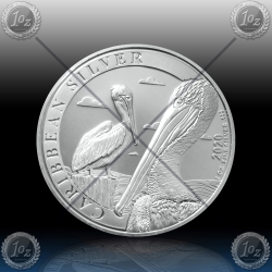 1oz BARBADOS $1 Dollar 2020 (PELICAN) UNC