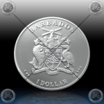 1oz BARBADOS $1 Dollar 2020 (PELICAN) UNC