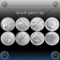 8 x 1oz (ECCB) 2 Dollars 2019 (Eastern Caribbean Central Bank) BU