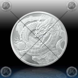 1oz MEHIKA "THE CHINESE - World of Dragons" 2019