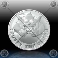 1oz TUVALU $1 (SIMPSONS - Krusty the Clown) 2020 * BU