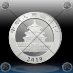 1oz (30g) KITAJSKA "Panda" 10 Yuan 2019 BU