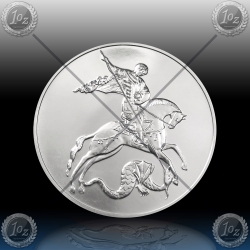1oz RUSIJA 3 Rubles 2018 "ST. GEORGE" UNC 1oz RUSIJA 3 Rubles 2018 "ST. GEORGE" UNC