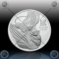 1oz AVSTRALIJA (LUNAR III) 1 Dollar 2020 (Year of the Mouse) BU