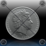 1oz NOVA ZELANDIJA 1 Dollar 2020 (Kiwi - Black Nickel) BU