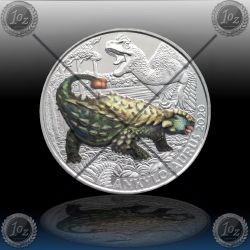3 EVRO AVSTRIJA 2020 "Ankylosaurus - Supersaurus" UNC