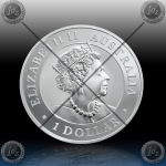 1oz AUSTRALIJA $1 (AUSTRALIAN BRUMBY HORSE) 2020 * BU