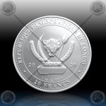 1oz CONGO 20 FRANCS 2020 (World‘s Wildlife - WHALE) BU