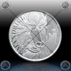 1oz CAMEROUN 500 Francs CFA 2020 "MANDRILL" BU 1oz CAMEROUN 500 Francs CFA 2020 "MANDRILL" BU